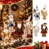 Kreative stehende Weihnachtsmann-Puppe 12 Zoll Weihnachtsdekoration Langlebige große Weihnachtsmann-Figur Party-Deko