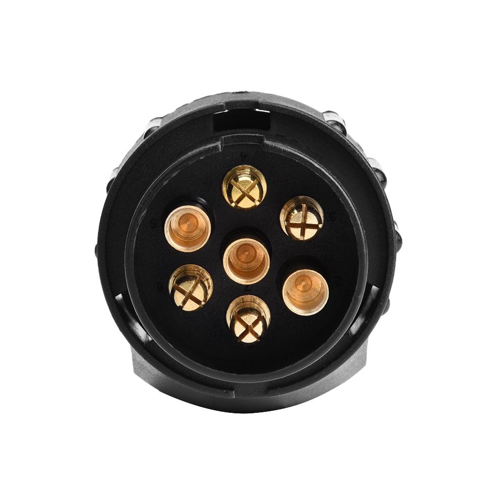 12V 7Pin To 13Pin N&S Trailer Socket Adapter Plug Converter Connector for Trailer Caravan