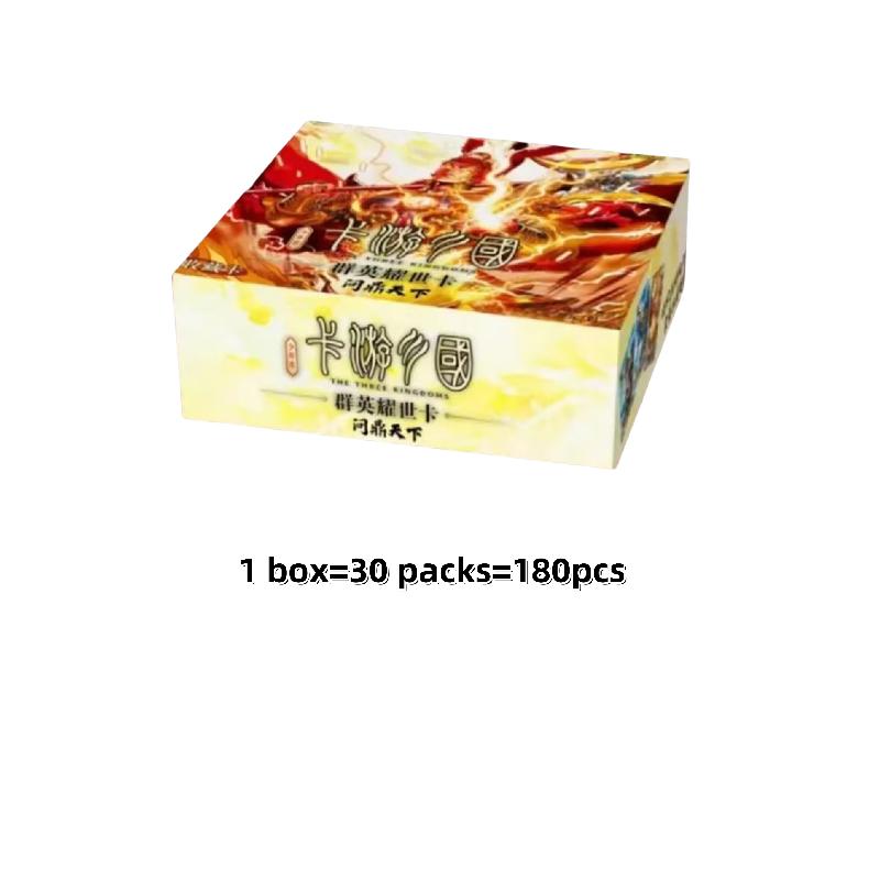 Genuine Three Kingdoms Heroes Shining Series Cards Historical and Cultural Characters Classic Toy Collection Card