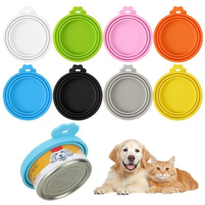 Tierfutter-Dosen Deckel 3-in-1 Silikon Dosen Abdeckung Ein Deckel Passt