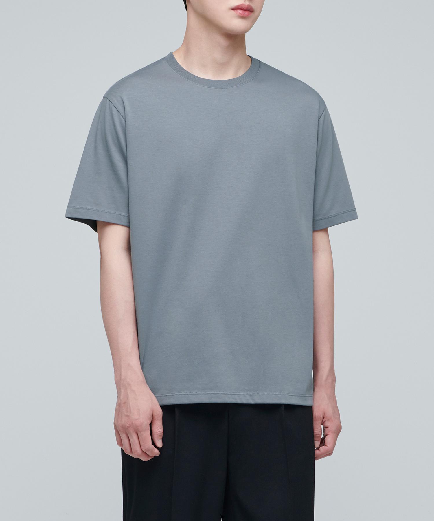 Musinsa Standard Supima Basic Crew Neck T-Shirt [Gray] Gray/3Xl