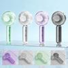 Portable Handheld Fan with LED Light USB Rechargeable Mini Fan with Hook 3 Speeds Brushless Motor Quiet Summer Gadget for Travel Office Outdoor