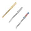 3pcs 3mm Nail Mandrel Stainless Steel Manicure Pedicure Mandrel Rods Sanding Bands Shaft