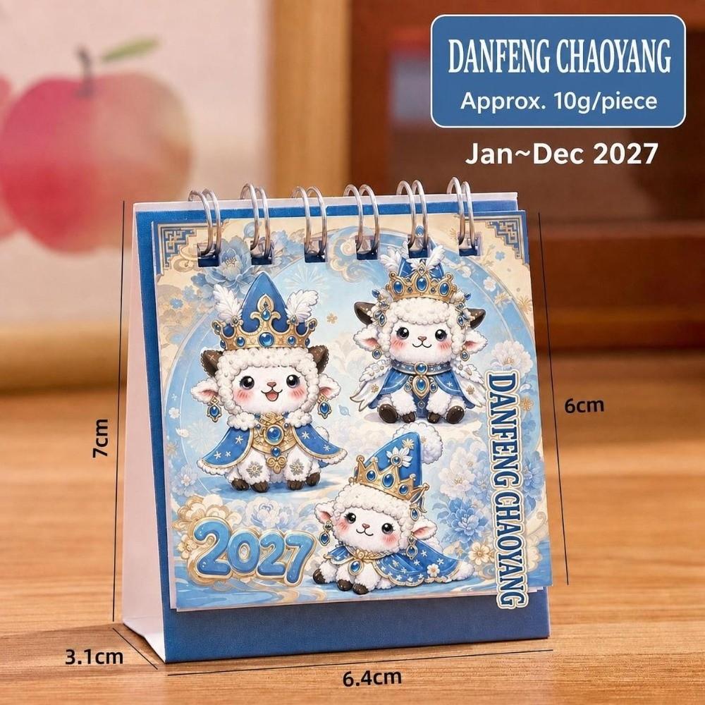 2027 Desktop Calendar Mini Memo Planner Durable Desk Calendar  Tabletop