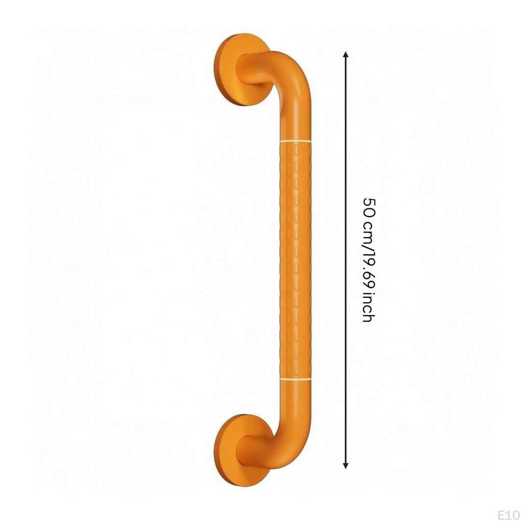 Grab Bar with AntiSlip Texturing | Sturdy StainlessSteel Inner Tube, Bathroom Bar, for Shower