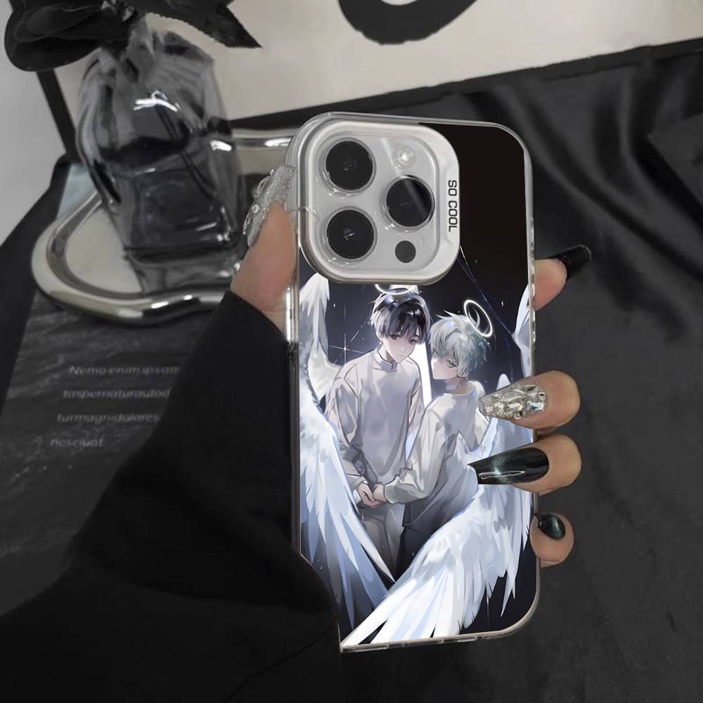 A-Aliens Stage I-Ivans And T-Tills For iPhone 17,16,15,14,13,12,11,Mini,Pro,E,SE4,XS,MAX White Shockproof Candy Matte Cover