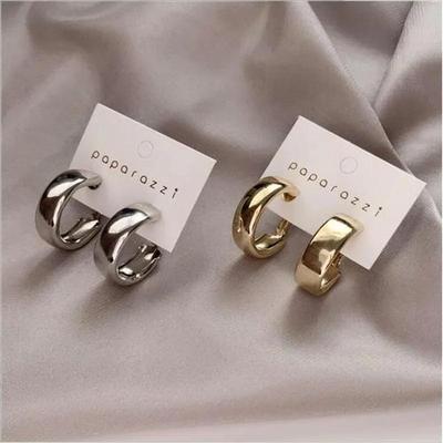 Damesmode Persoonlijkheid Eenvoudig Grote Oorbellen Metaalachtige Spiegel Stud Oorbellen Trendy Temperament Oorbel Accessoires