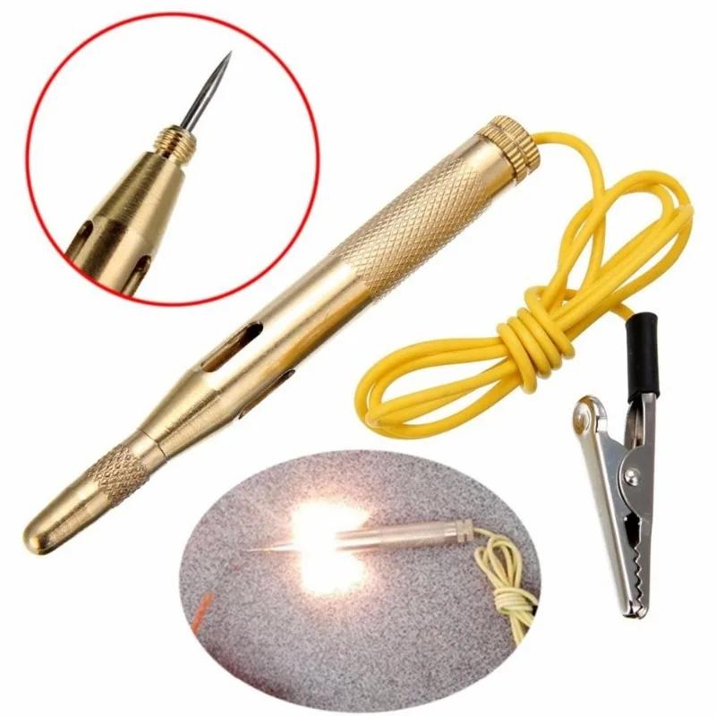 Diagnostické nástroje DC 6V 12V 24V Měď Tester automobilových světelných obvodů Tester napětí lampy Test sondy Detektor Light System