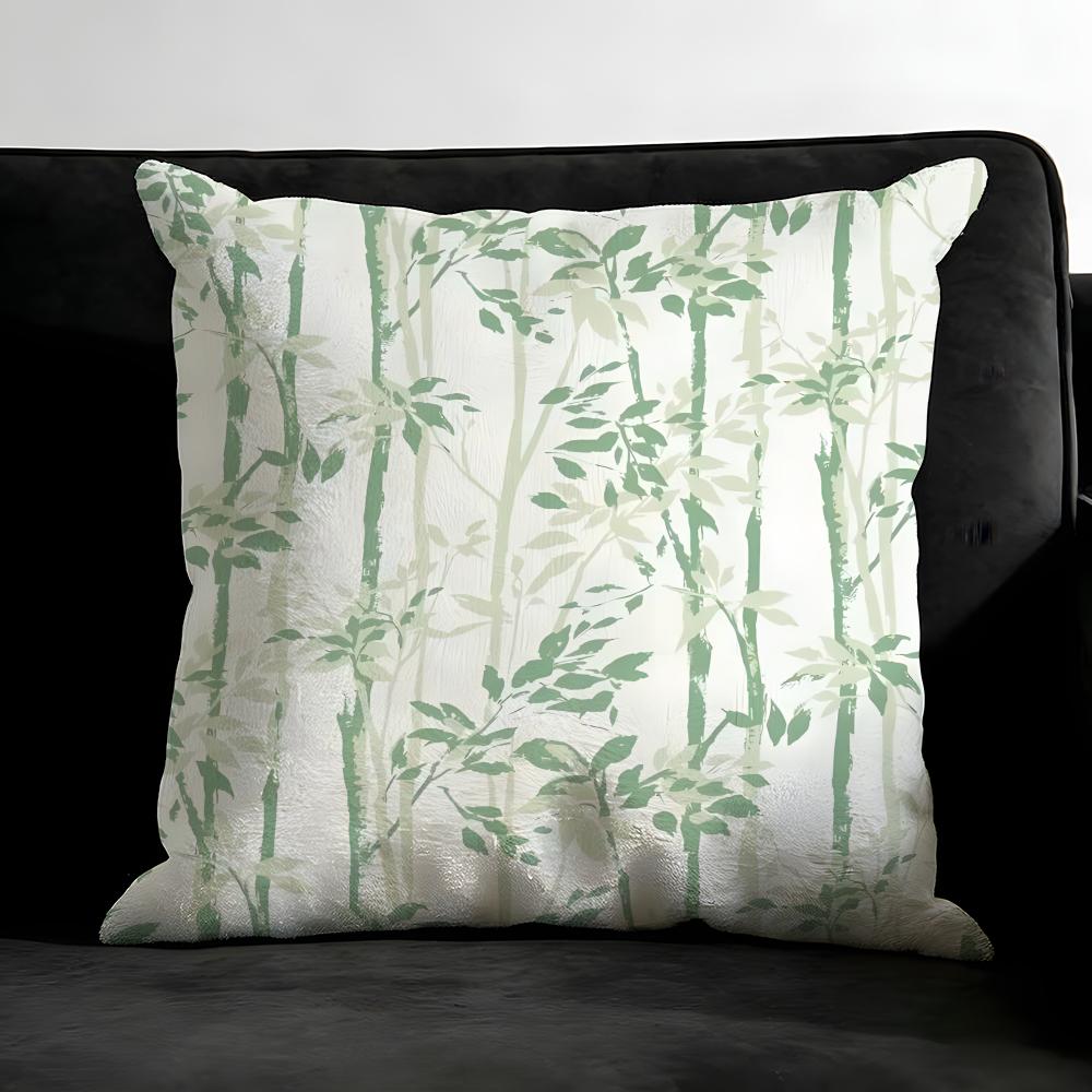 Bamboo Luxury Cushion Cover Pillowcase Ultra Soft Skin Friendly Fabric Cloud Like Comfort & Concealed Zipper