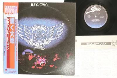 LP Record REO SPEEDWAGON  R.e.o.Two 253P298 EPIC 1981 Japan Obi Rock Used
