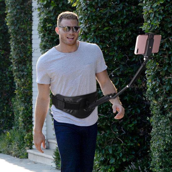 Camera Waist Belt Strap Mount Holder for GoPro Fusion DJI Osmo Insta360 ONE X