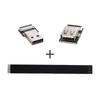 Cablecc USB Male to Female Extended Data Flat Slim FPC 200CM for and Printers 2.0 Type-A Cable, FPV, Disks, Scanners,