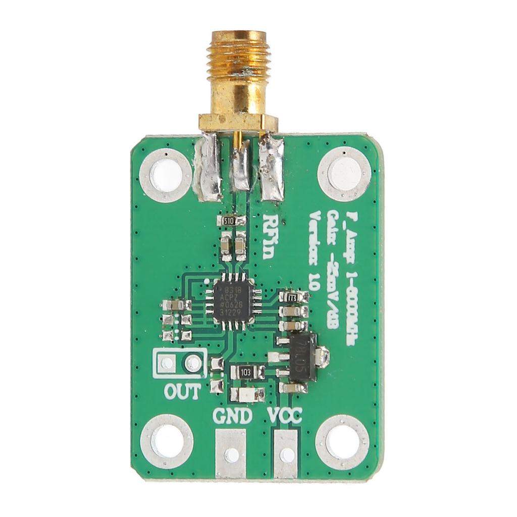 Logarithmic Detector AD8317 Chip 1M to 8000MHz Wide Dynamic Range RF Power Meter for Signal Power Me