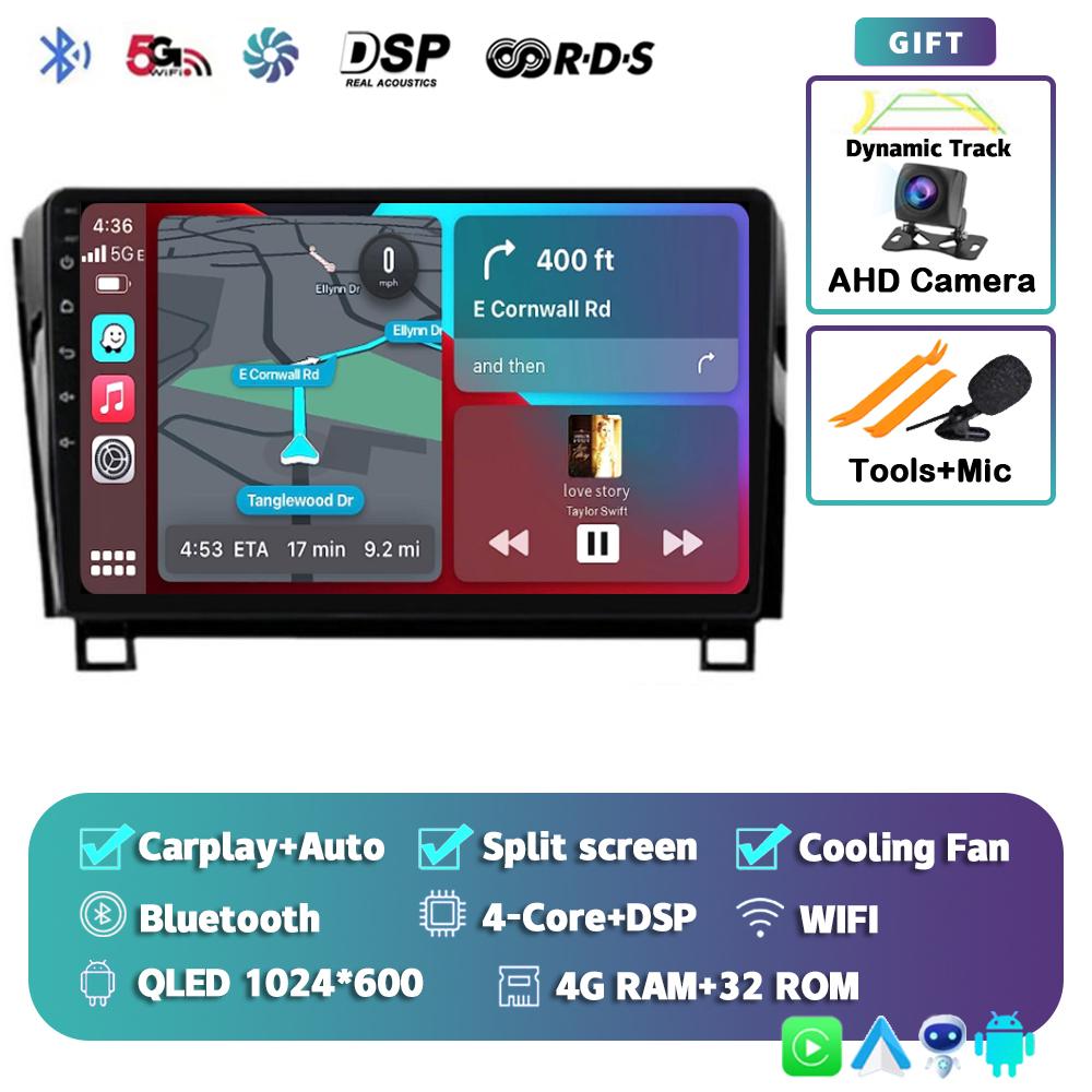 Android 14 Car Radio For Toyota Tundra XK50 2007-2013 Sequoia XK60 2008-2017 Multimedia Video Player Navigation Stereo GPS Audio