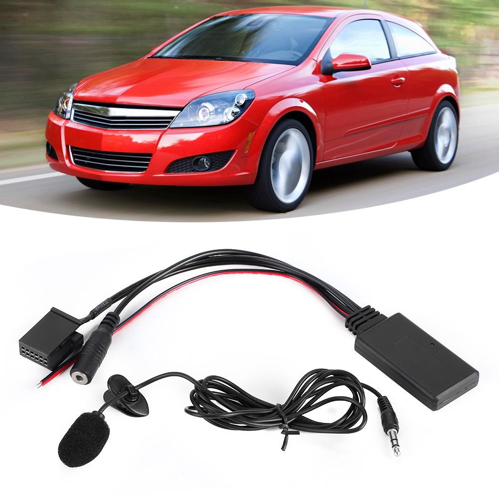 AUXIN Audio Cable Adapter Car Stereo Bluetooth Microphone Fit for Opel CD30 CDC40 CD70 DVD90