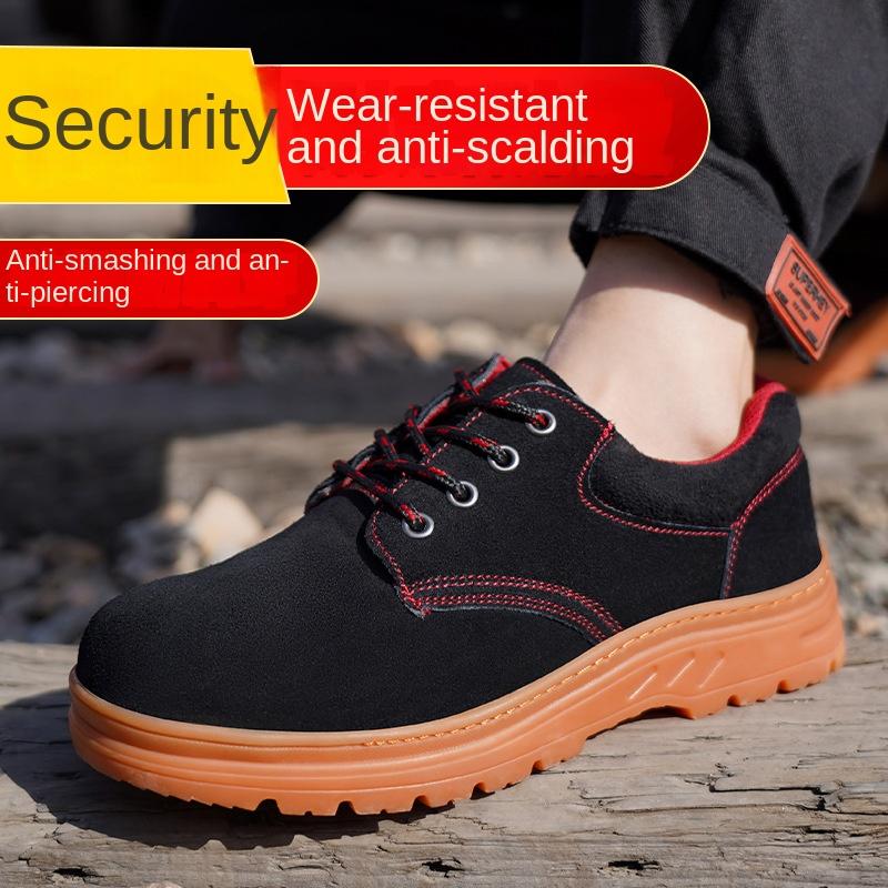 Pantofi de protecție de lucru cu vârf de oțel anti-strivire, anti-perforare, siguri, pentru sudură electrică, șantier de construcții