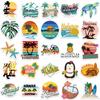 50 Hawaiian Summer Style Graffiti Stickers Decorative Guitar Notes Suitcase DIY Waterproof