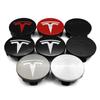 Car Tyling 4Pcs Car Wheel Center Cover Cap 56mm Hubcaps For TESLA Model3 Y S X 2019-2024 XWC1385-01Auto Replacement Accessories