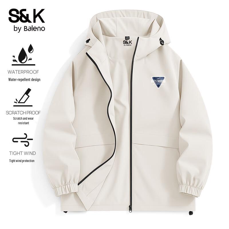

Baleno S&K Series Men s Hooded Casual Jacket 3XL