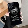 For Vivo Y22 4G Case Wolf Cat Soft Silicone Shockproof Phone Cover For Vivo V2207 V2206 Y22s Y 22 Y 22S Cases 2022 Black Bumper