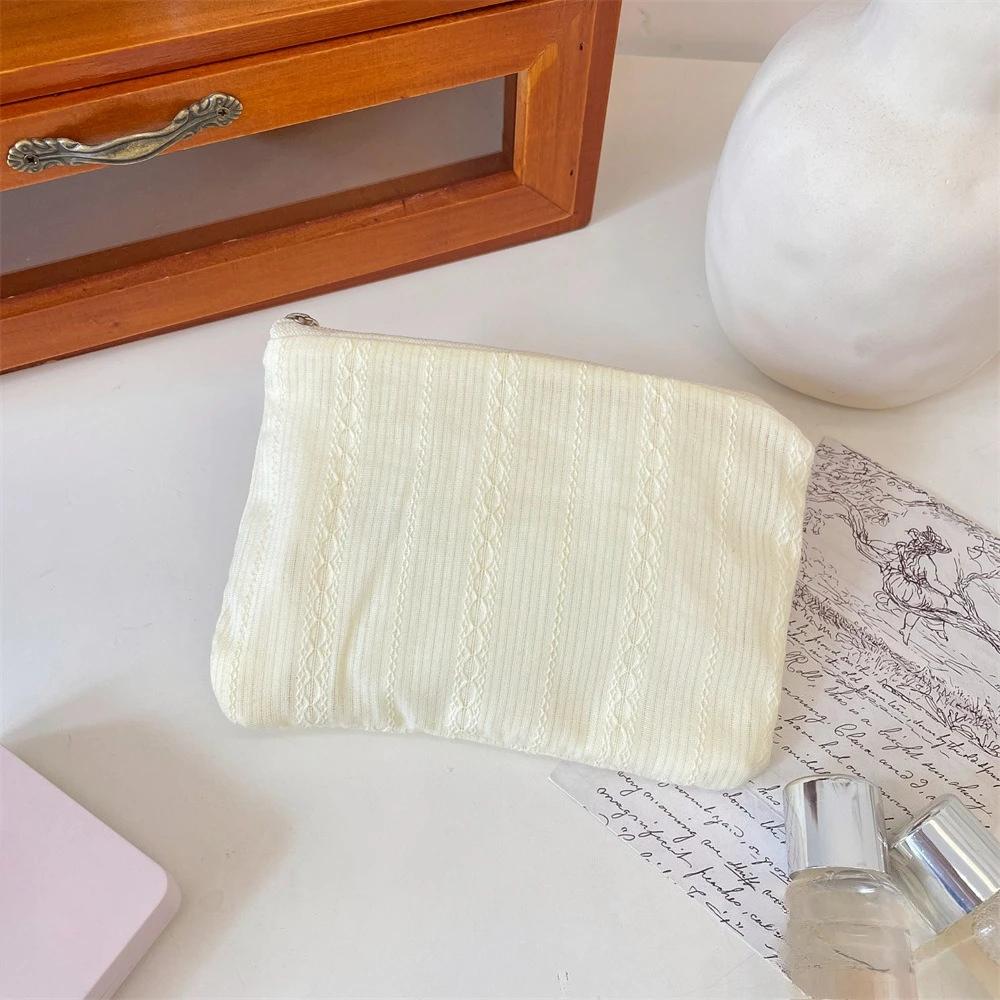 

Милая женская сумка-органайзер для косметики, сумка для хранения гигиенических прокладок, новая полосатая мини-косметичка для хранения помады