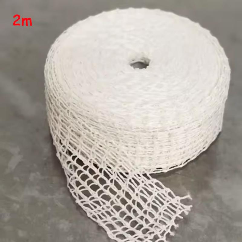 

2/3 метра Хлопковая мясная сетка Сетка для рулета из ветчины и колбасы Сетка для собак Мясницкий шпагат Инструменты для упаковки бекона и колбасы Кухонный инструмент для приготовления пищи