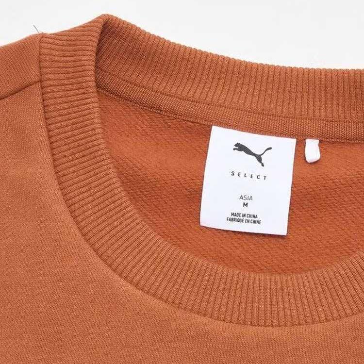 Puma Sweatshirts Unisex Coffee Crew Neck Moderate 633503-93