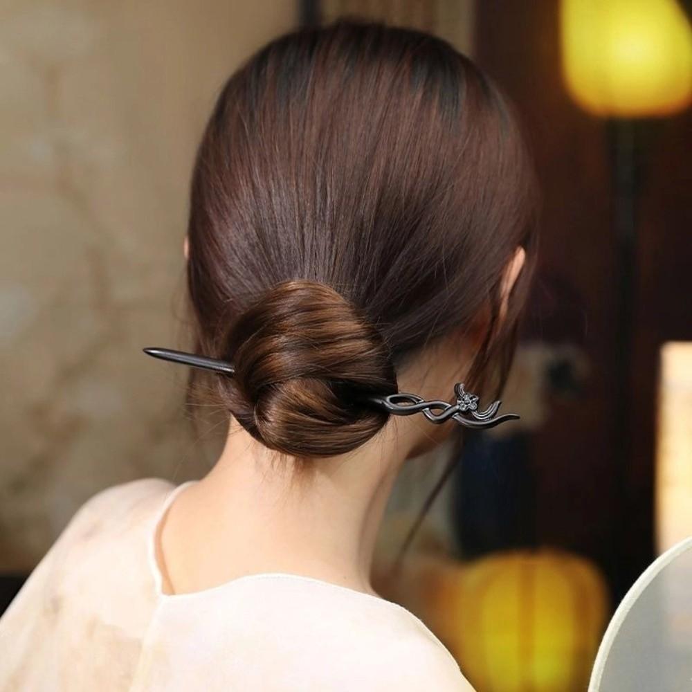Irregular Shaped Chinese Style Hair Stick Retro Style Flower Hairpin  Vintage Jewelry