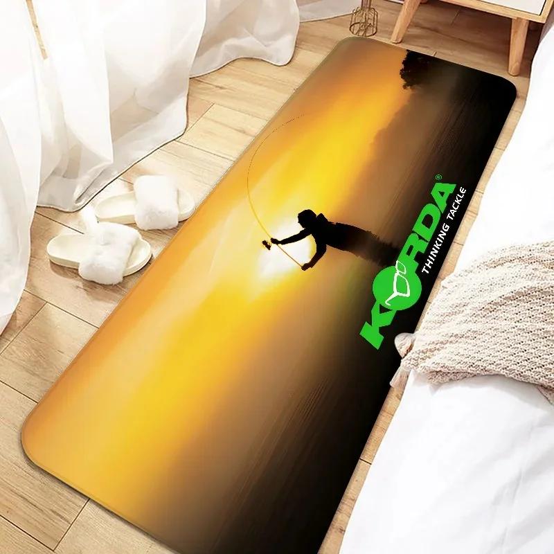 K-Korda Tackle Non-Slip Floor Mat Washable Carpet for Entrance Stylish Rug for Living Room or Hallway Decor Durable Doormat