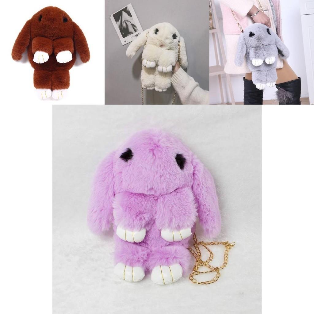 Entzückende Hasen-Geldbörse Tragetasche Häschen Rucksack Umhängetasche für tägliche Abenteuer