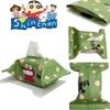 Crayon Shin-Chan Cartoon Tissue Box Leather Wear-Resistant Tissue Box Car Seat Back Sunshade Hanging Tissue-Bag Storage Bag