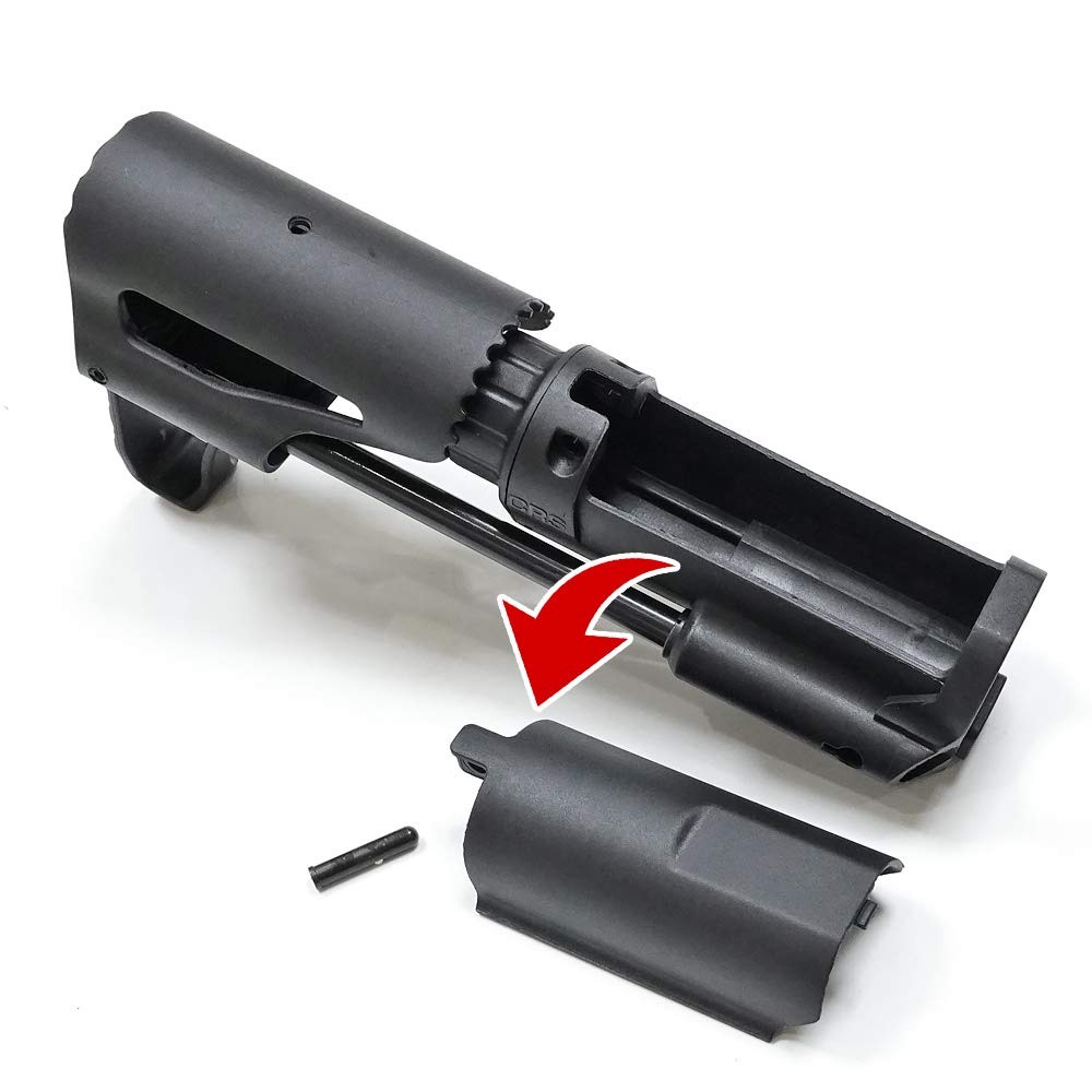 Ryohin Buhin Tokyo Marui Standard AEG M4 Compatible APS PDW CRS Stock - Sliding Stock Stringer Tank Stock/BK Black