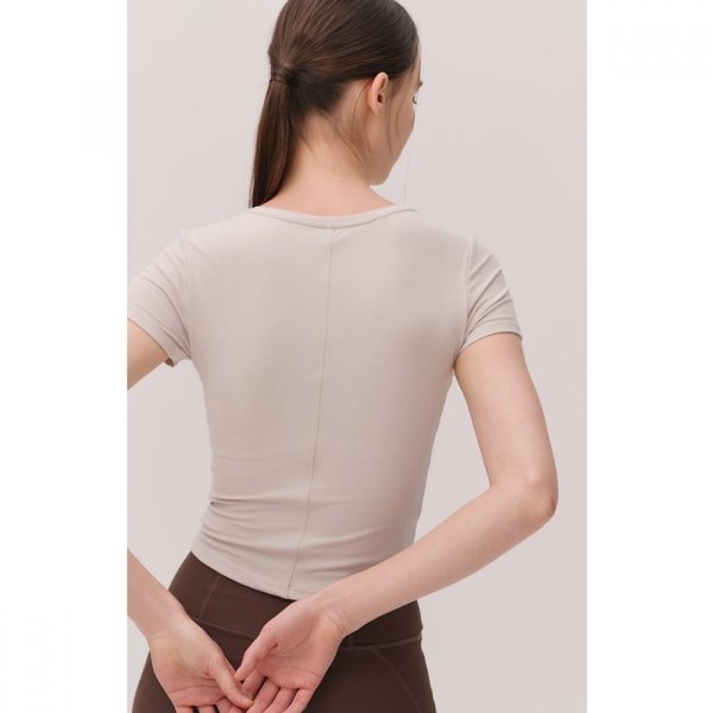 HuiT Ribbed Modal Neck VarianT Inbra T shirT hTwTs5k03T