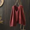 Women's Artistic Minimalist Asymmetric Knitted Vest Loose V-Neck Pullover Cardigan Top