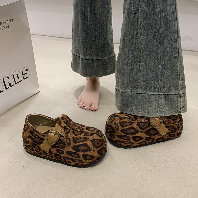 Thick-soled Inner Height-increasing Birkenstocks, New Autumn Can Be Stepped On Twice, Casual Toast Single Shoe Size