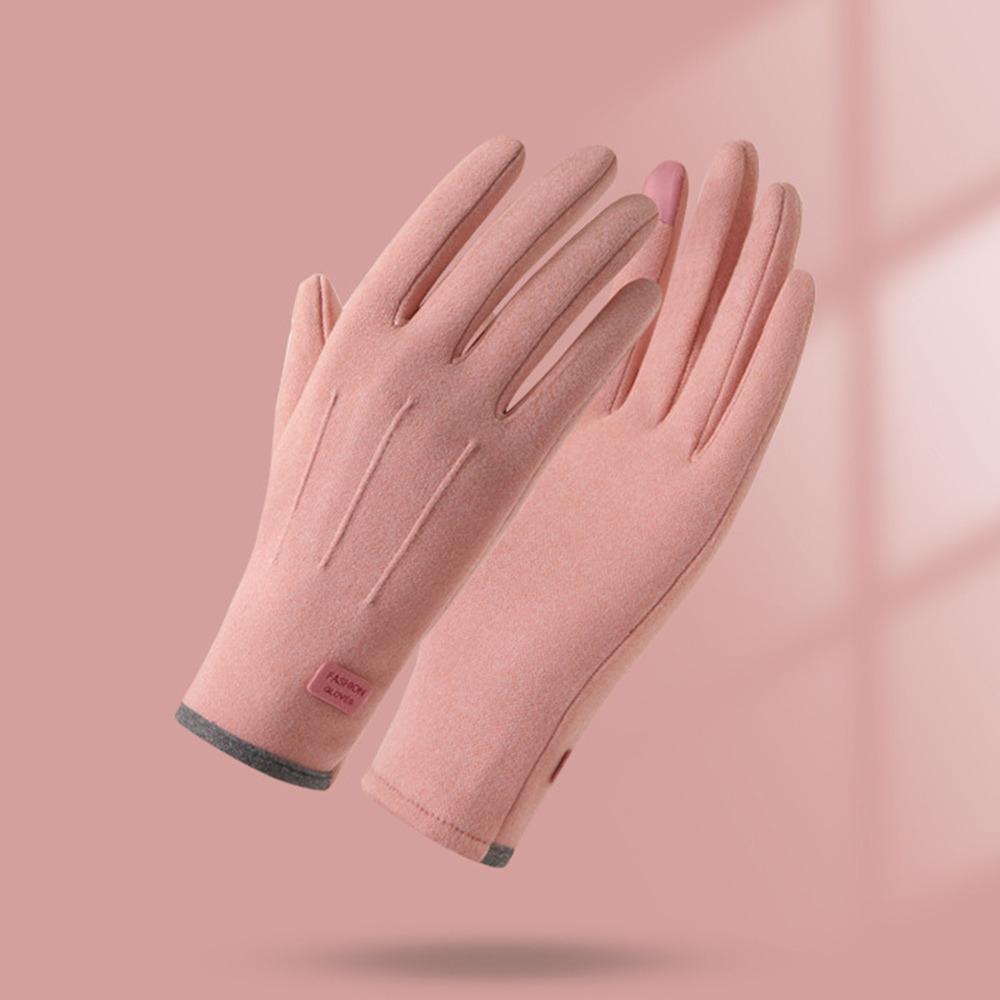 Velvet Warm Gloves Warmth Hands Cover Fashion Winter Gloves Winter