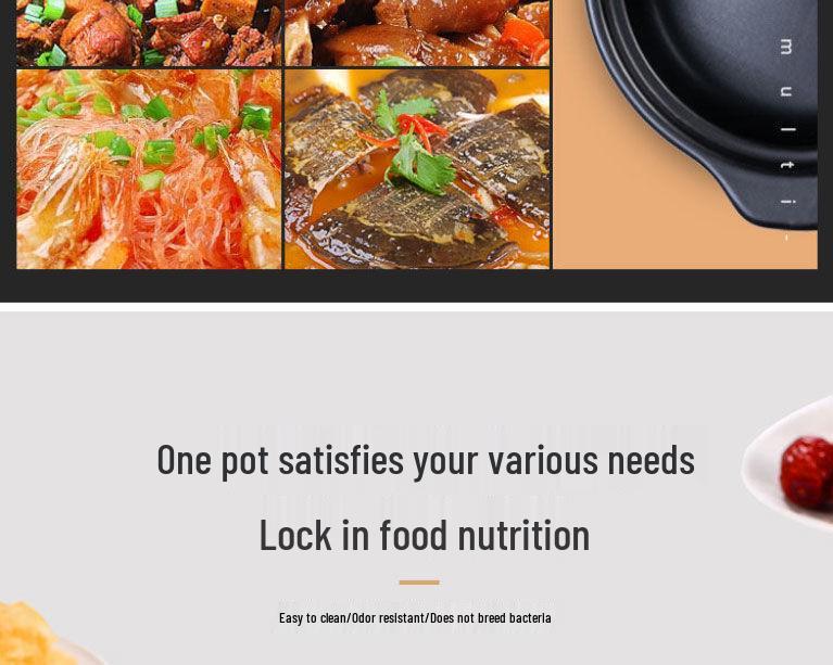 Dual-Use Ceramic Induction Cooker & Stew Pot for Open Flame – Ideal for Soups, Braised Dishes, and Hot Pot