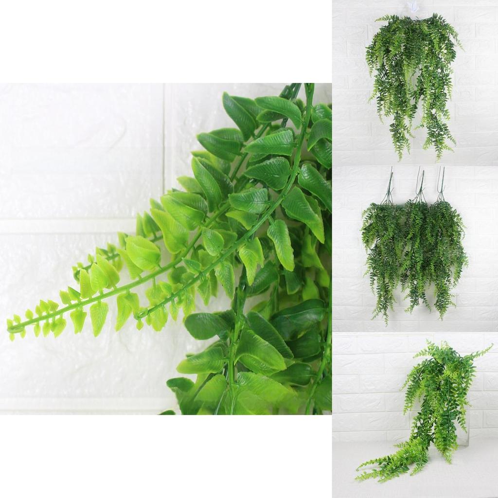 Artificial Green Wall Foliage Withpteridium Latiusculum Plants For Party And Photography Use