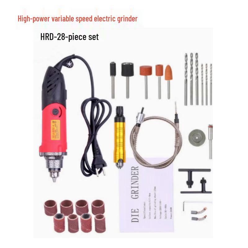 High-Power Multifunctional Handheld Electric Grinder and Polisher for Jade Carving