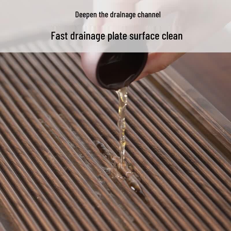 Bamboo Kung Fu Tea Tray with Drainage