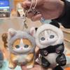 Cartoon Mofusand Fluffy Kittens Collectible Vinyl Series Blind Box Shark Cat Charm Pendant Dolls Decoration Cute Toys Gifts