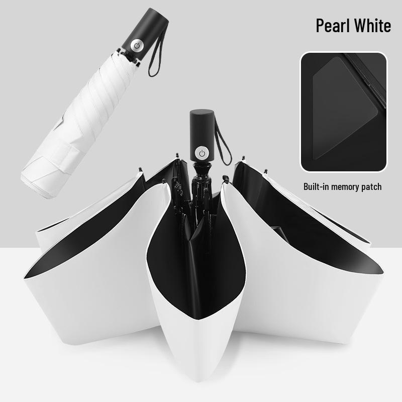 Ultra-Light Anti-UV Automatic Folding Umbrella: Crease-Free, Wrinkle-Free Sunshade & Sunscreen Parasol