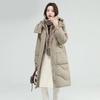 Women's 2024 Winter Fashion Hooded Mid-Length Thick Warm Cotton Coat