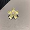 1 PCS New Plaid Flower Bowknot Pearl Shoe Clip High-End Accessory Vintage Fabric for Women and Girls Sneakers Flat Shoes Charms