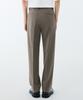 Musinsa Standard Straight Hidden Banding Slacks [Dusty Beige]