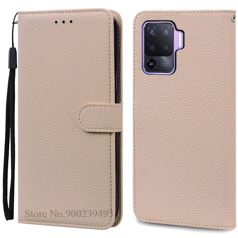 Covers For OPPO Reno 5 Lite Case Soft Silicone Wallet Leather Flip Case For OPPO Reno5 Lite Phone Case Carcasa Casing Book Cover