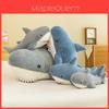 Almohada de Peluche de Tiburón con Material de Felpa Corta para Niños y Comodidad al Dormir