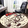1PC Mario Adventure Office Round Area Rug, Indoor Mat Suitable For Office, Under Office Chairs Bedroom Living Room Home Decor DT1212027