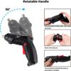8 In 1 Electric Screwdriver, 3.6V Cordless Drill Screwdriver Rechargeable, 3.5N·m Max Torque Electric Screw Gun with 6 Accessory