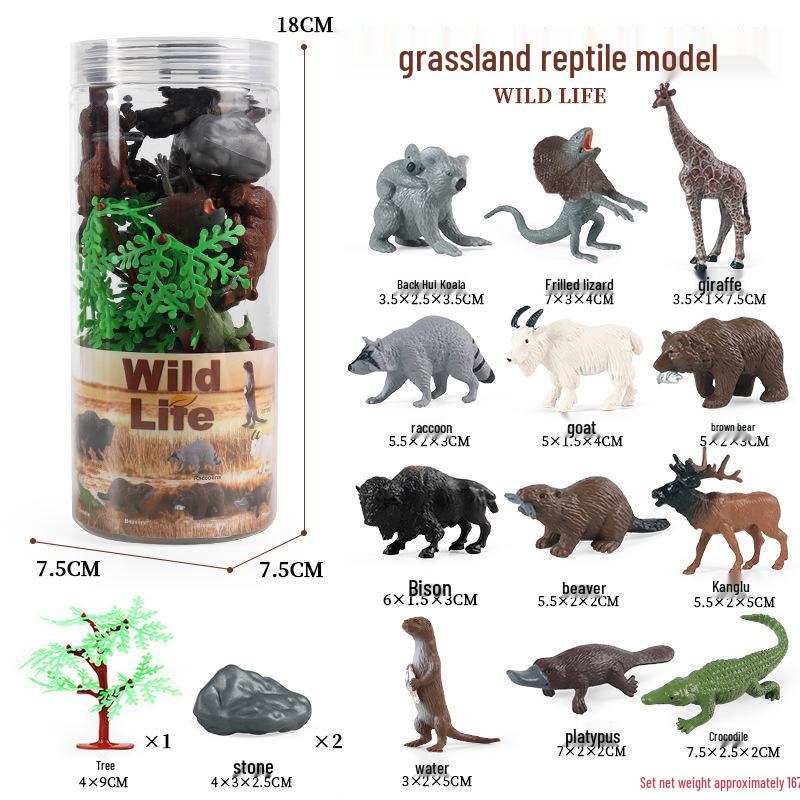 Mini Animal Growth Cycle Toys: Butterfly, Rooster, Ant, Frog, Sea Turtle, Dragonfly